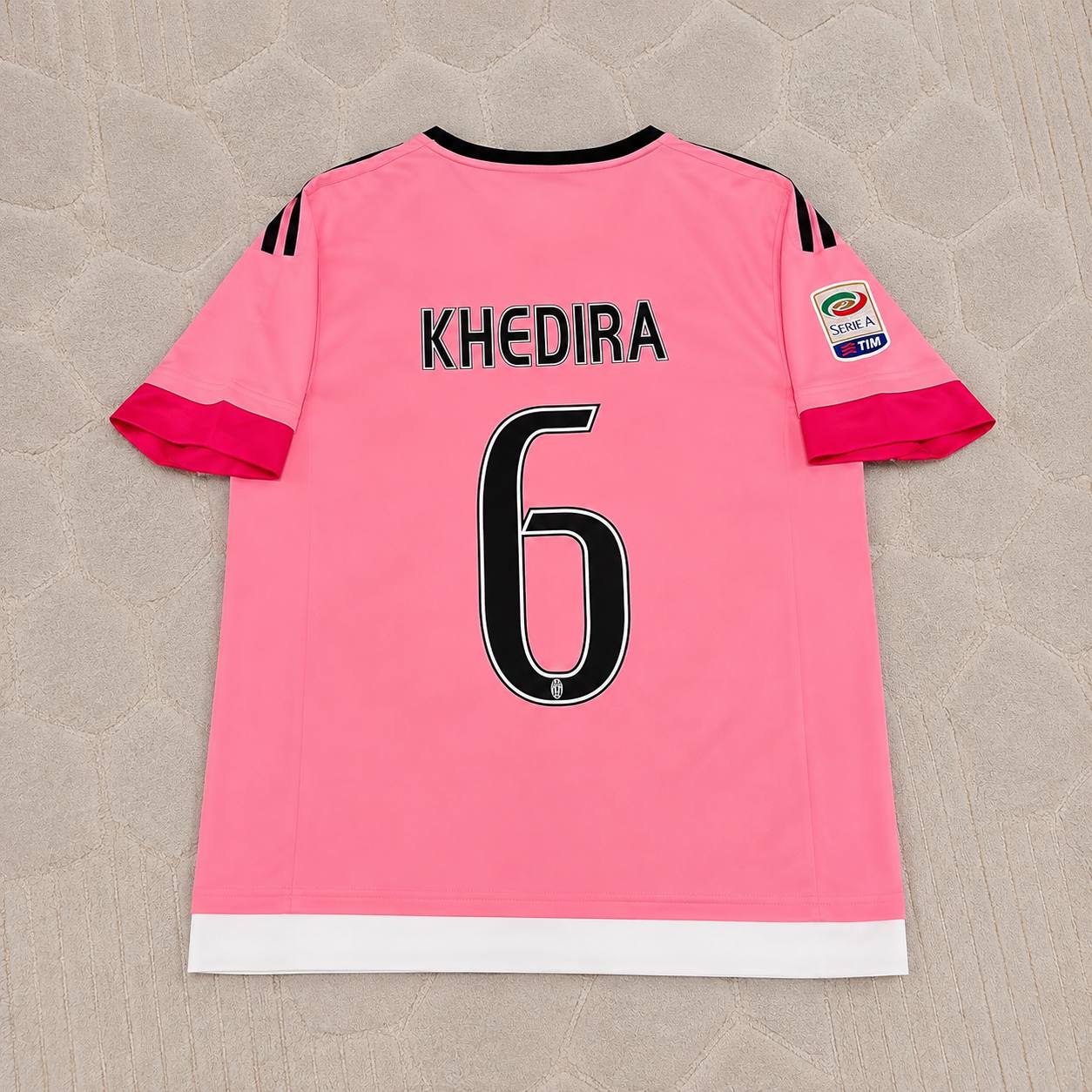 Sami Khedira Juventus Retro Pink 2015-2016 Jersey Trikot
