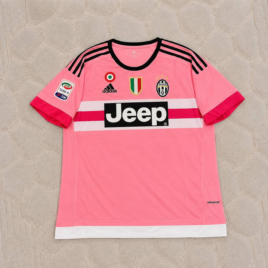 Sami Khedira Juventus Retro Pink 2015-2016 Jersey Trikot