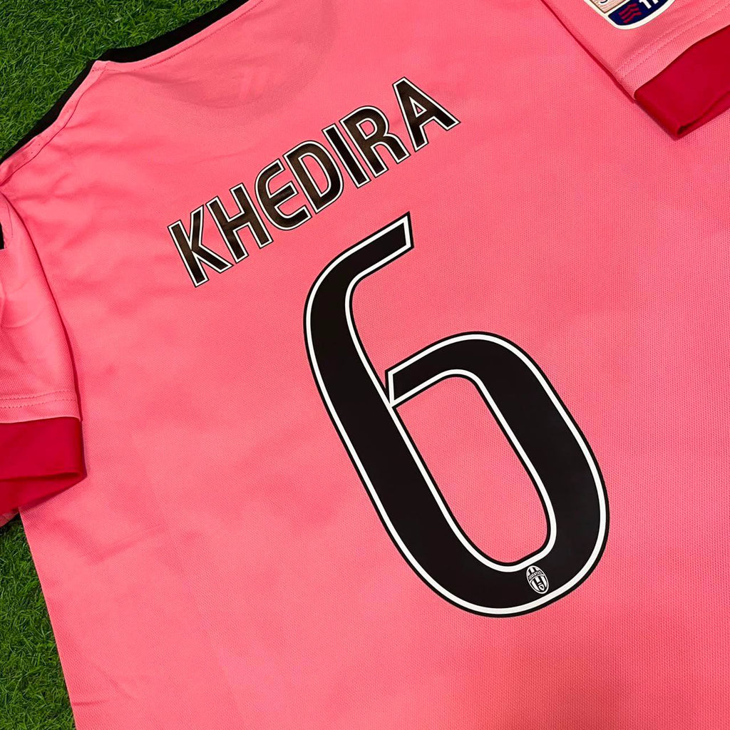 Sami Khedira Juventus Retro Pink 2015-2016 Jersey Trikot