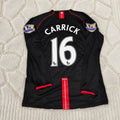 Michael Carrick 2007-2008 Manchester United Black Retro Jersey Trikot Camiseta Maillot