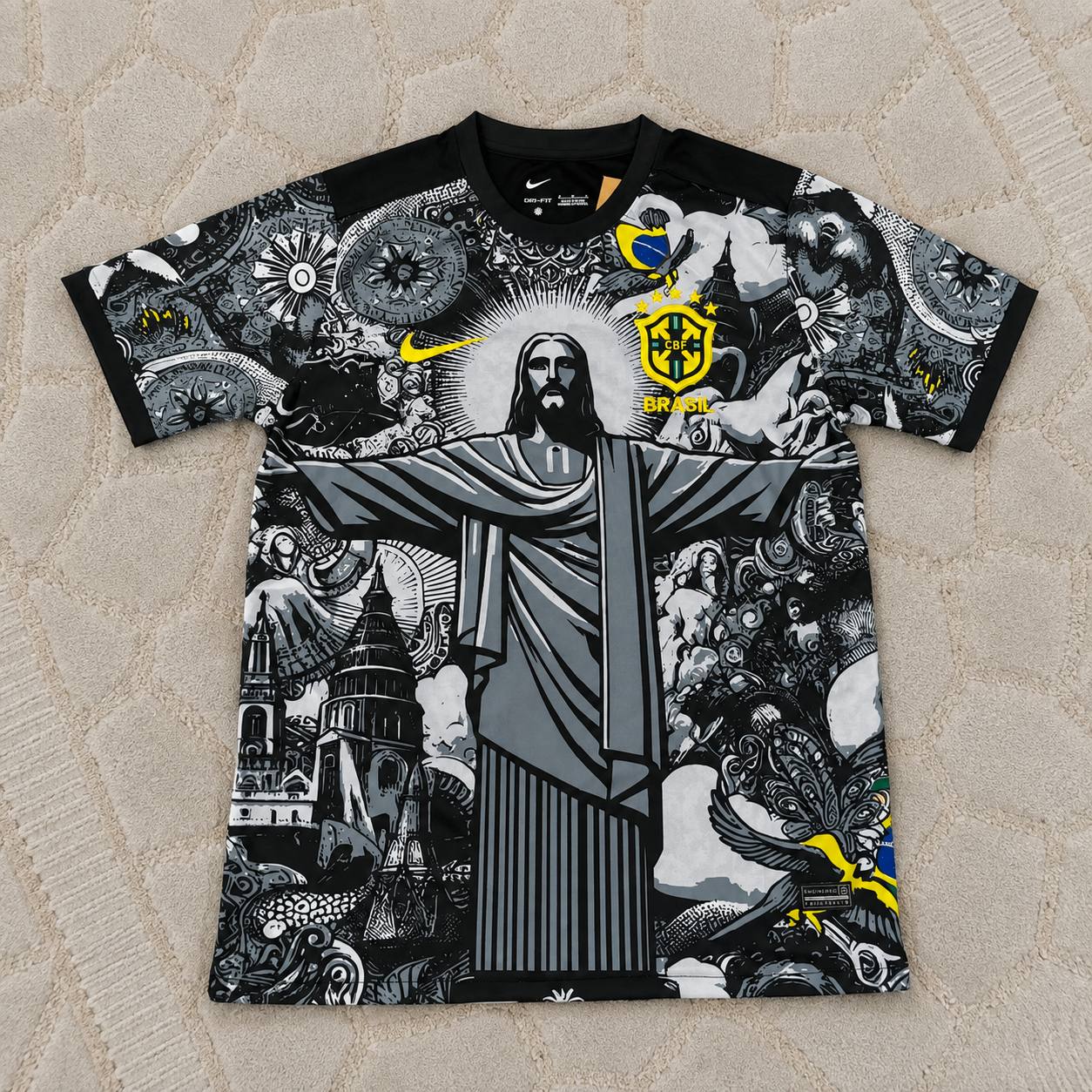 Sócrates Brazil Iconic Retro Football Jersey Trikot Maglia Soccer Shirt