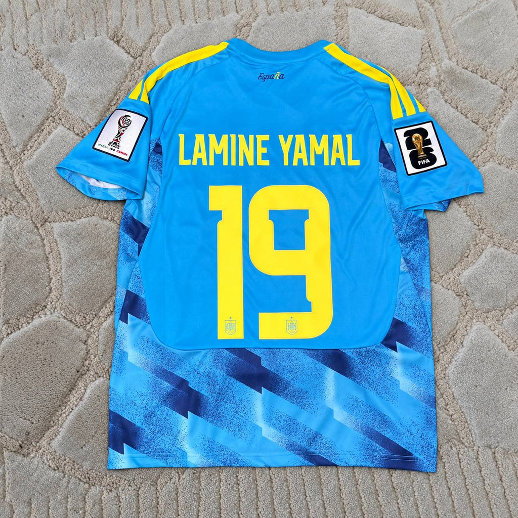 Lamine Yamal Spain New Season 2026 World Cup Blue Special Football Jersey Kit - Trikot Maillot