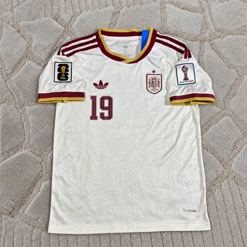 Lamine Yamal #19 Spain 2026 World Cup Away Football Jersey Kit - Trikot Maillot