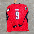 Harry Kane  #9 England 2026 World Cup Red Long Sleeve Football Jersey Kit - Trikot Maillot