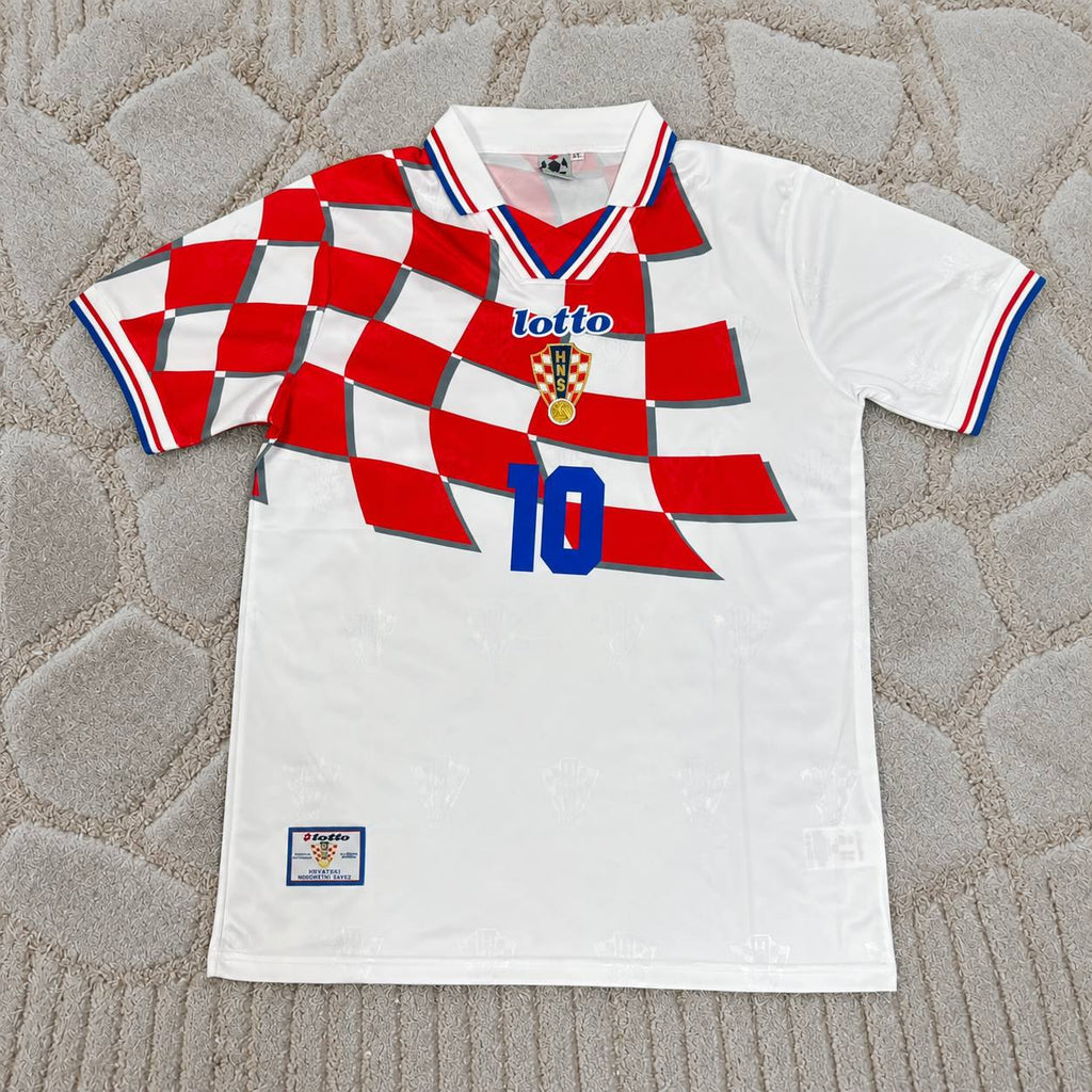Luka Modric Croatia Retro Football Shirt - Jersey Kit - Trikot Maillot