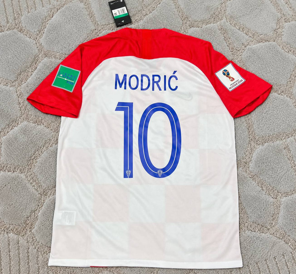 Luka Modric Croatia 2018 World Cup Final Football Shirt Jersey Kit - Trikot Maillot
