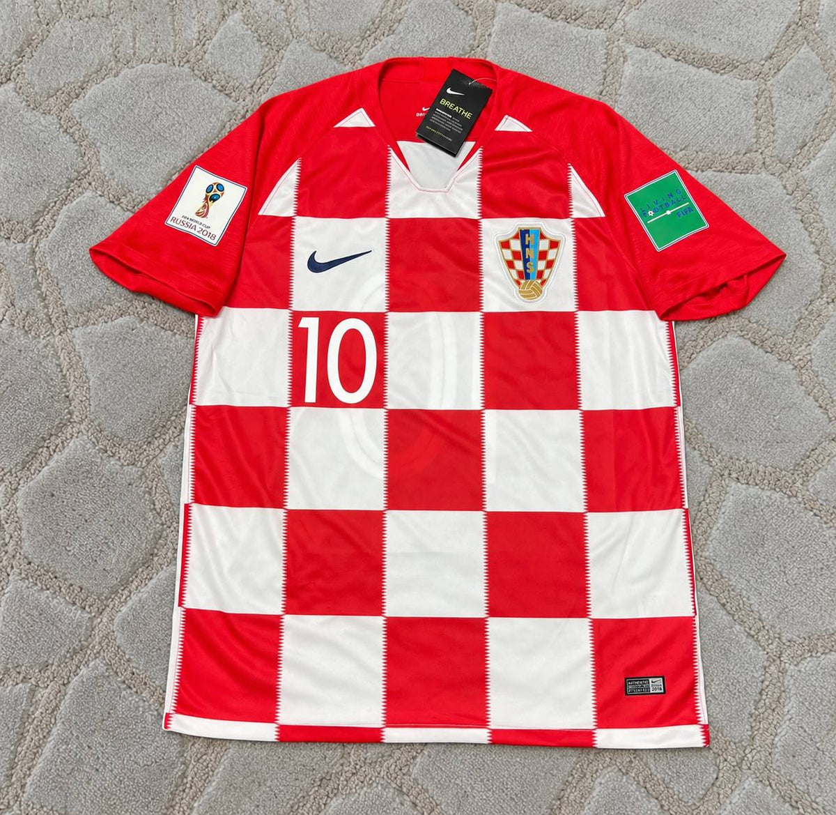 Luka Modric Croatia 2018 World Cup Final Football Shirt Jersey Kit - Trikot Maillot