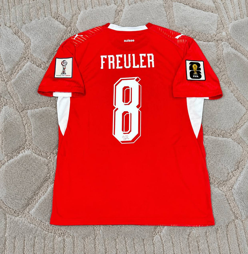 Remo Freuler - Switzerland 2026 World Cup Football Shirt - Jersey Kit - Trikot Maillot