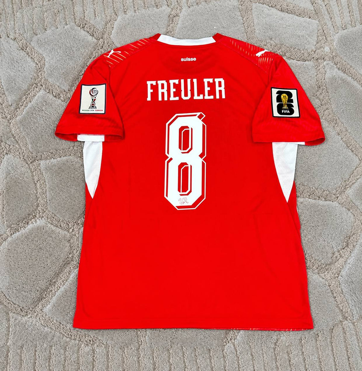 Remo Freuler - Switzerland 2026 World Cup Football Shirt - Jersey Kit - Trikot Maillot