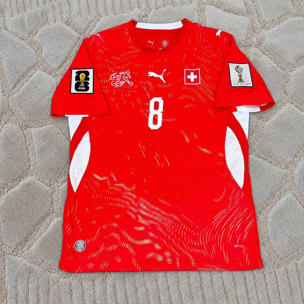 Remo Freuler - Switzerland 2026 World Cup Football Shirt - Jersey Kit - Trikot Maillot