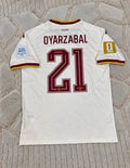Mikel Oyarzabal #21 Spain Two-Star 2026 World Cup Champions Away Football Shirt - Jersey Kit - Trikot Maillot