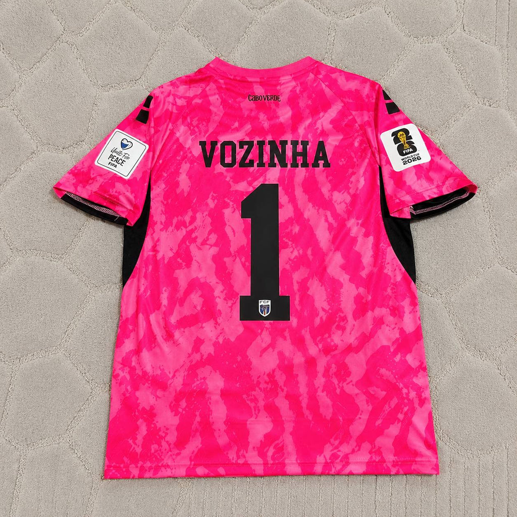 Vozinha Goalkeeper Cape Verde 2026 World Cup Football Jersey Shirt Trikot Maillot