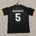 Franz Beckenbauer 5# Germany Black Retro Vintage Football Jersey