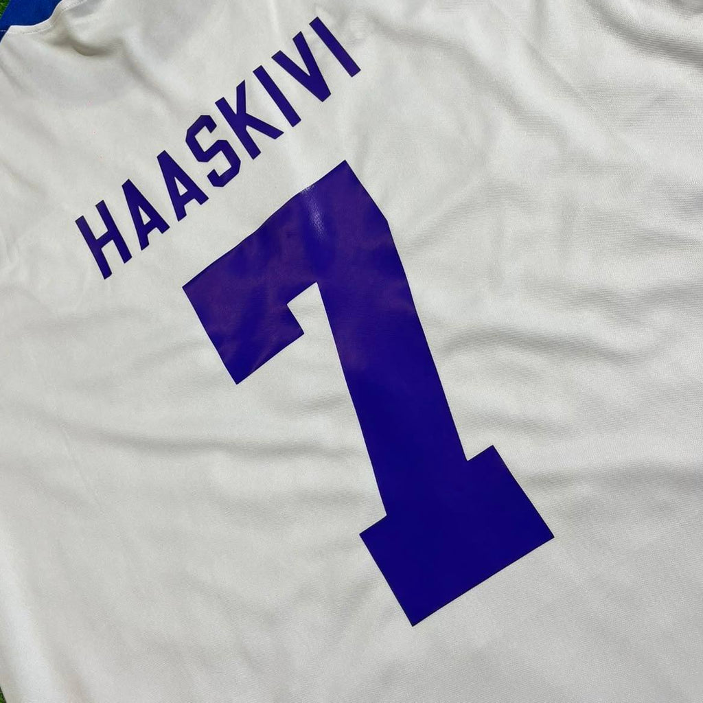 Finland Suomi Haaskivi 1982 Home Retro Football Shirt Jalkapallopaita