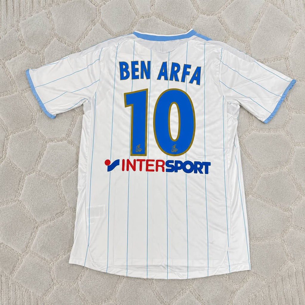 Hatem ben Arfa 10 – Olympique Marseille 2009/2010 Home Retro Kit Jersey Trikot Maillot Soccer Shirt