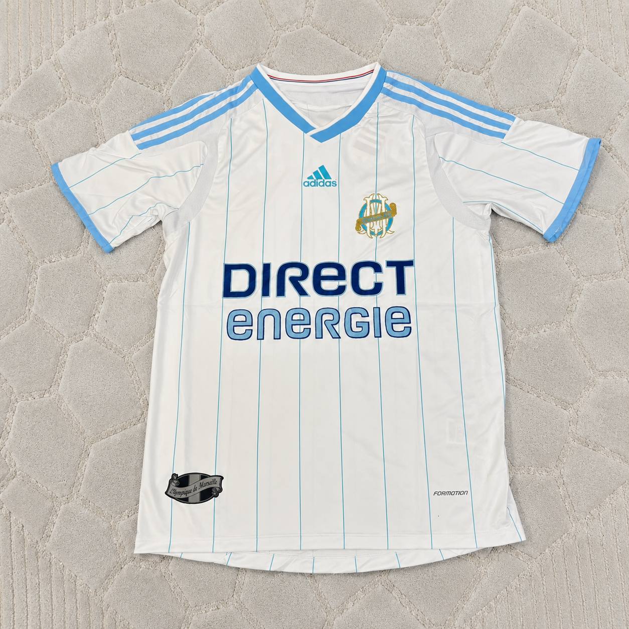 Hatem ben Arfa 10 – Olympique Marseille 2009/2010 Home Retro Kit Jersey Trikot Maillot Soccer Shirt