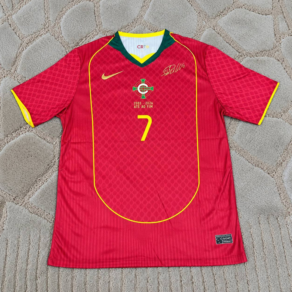 Cristiano Ronaldo #7 Portugal Commemorative Special Edition Jersey Kit - Football Shirt - Trikot Maillot Magliaa