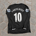 Ruud van Nistelrooy #10 Manchester United 2003/2004 Away Long Sleeve Retro Jersey Kit – Premier League Classics Edition
