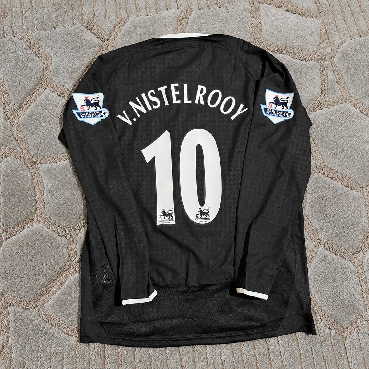 Ruud van Nistelrooy #10 Manchester United 2003/2004 Away Long Sleeve Retro Jersey Kit – Premier League Classics Edition