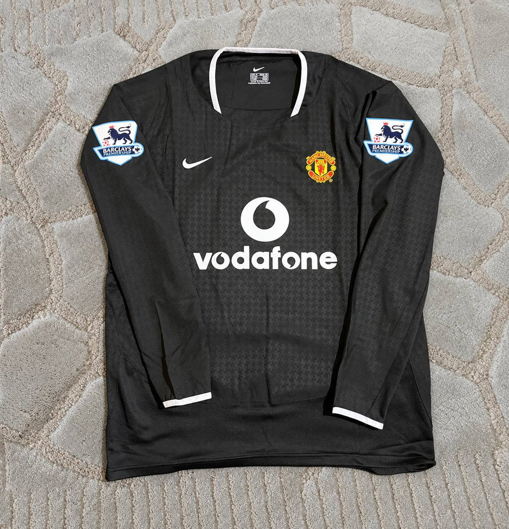 Ruud van Nistelrooy #10 Manchester United 2003/2004 Away Long Sleeve Retro Jersey Kit – Premier League Classics Edition