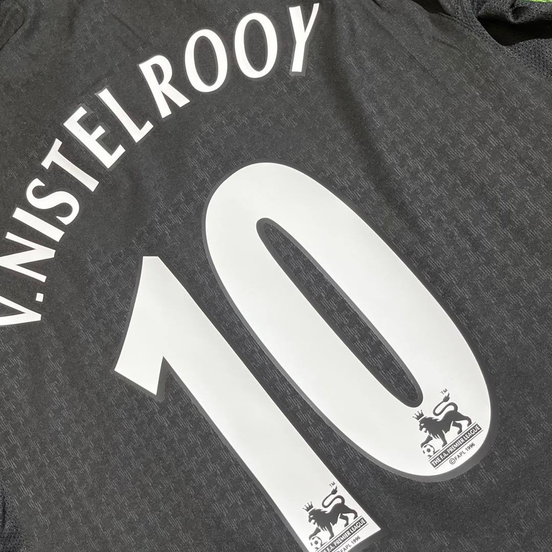 Ruud van Nistelrooy #10 Manchester United 2003/2004 Away Long Sleeve Retro Jersey Kit – Premier League Classics Edition