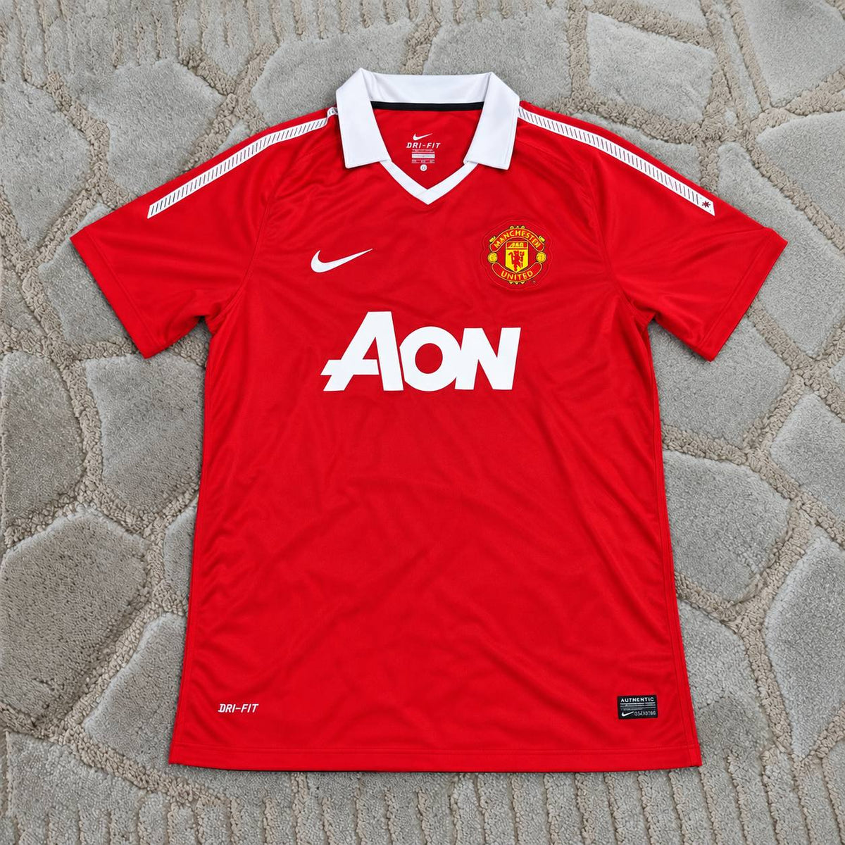 Javier Hernandez Chicharito #14 Manchester United 2010 2011 Home Retro Jersey Kit – Premier League Champions Edition