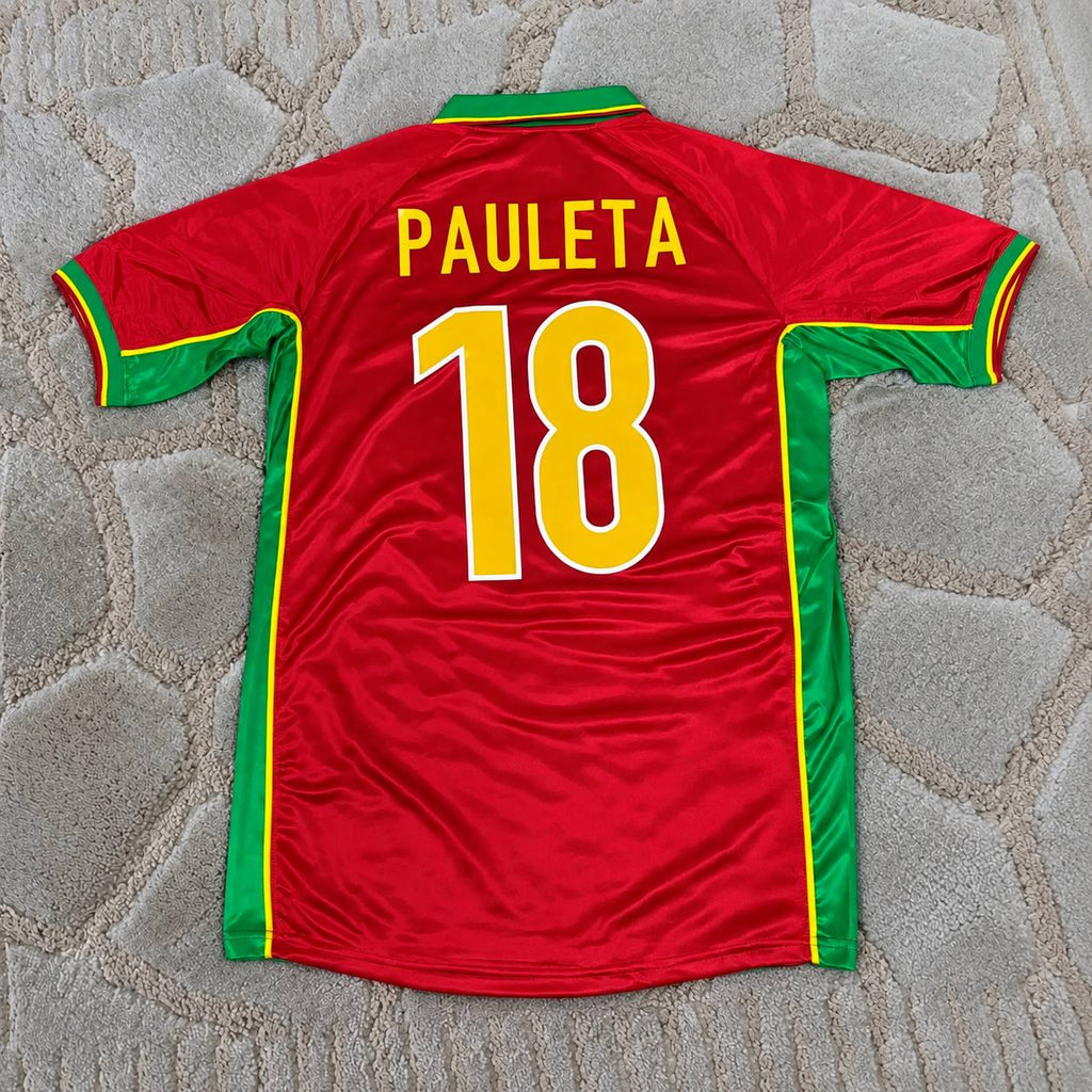 Pauleta #18 Portugal 1998 World Cup Retro Football Shirt - Jersey Kit - Trikot Maillot