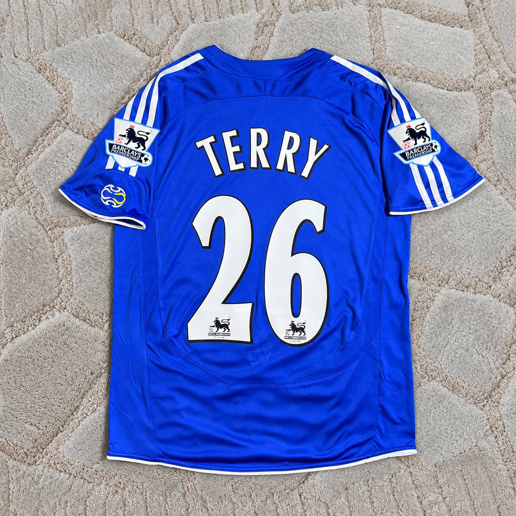 John Terry – Chelsea 2006–2008 Retro Jersey Kit – Trikot Maillot Soccer Shirt