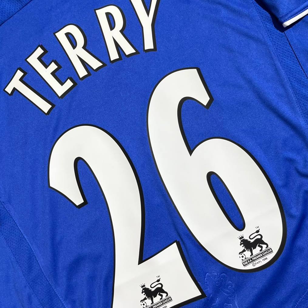 John Terry – Chelsea 2006–2008 Retro Jersey Kit – Trikot Maillot Soccer Shirt