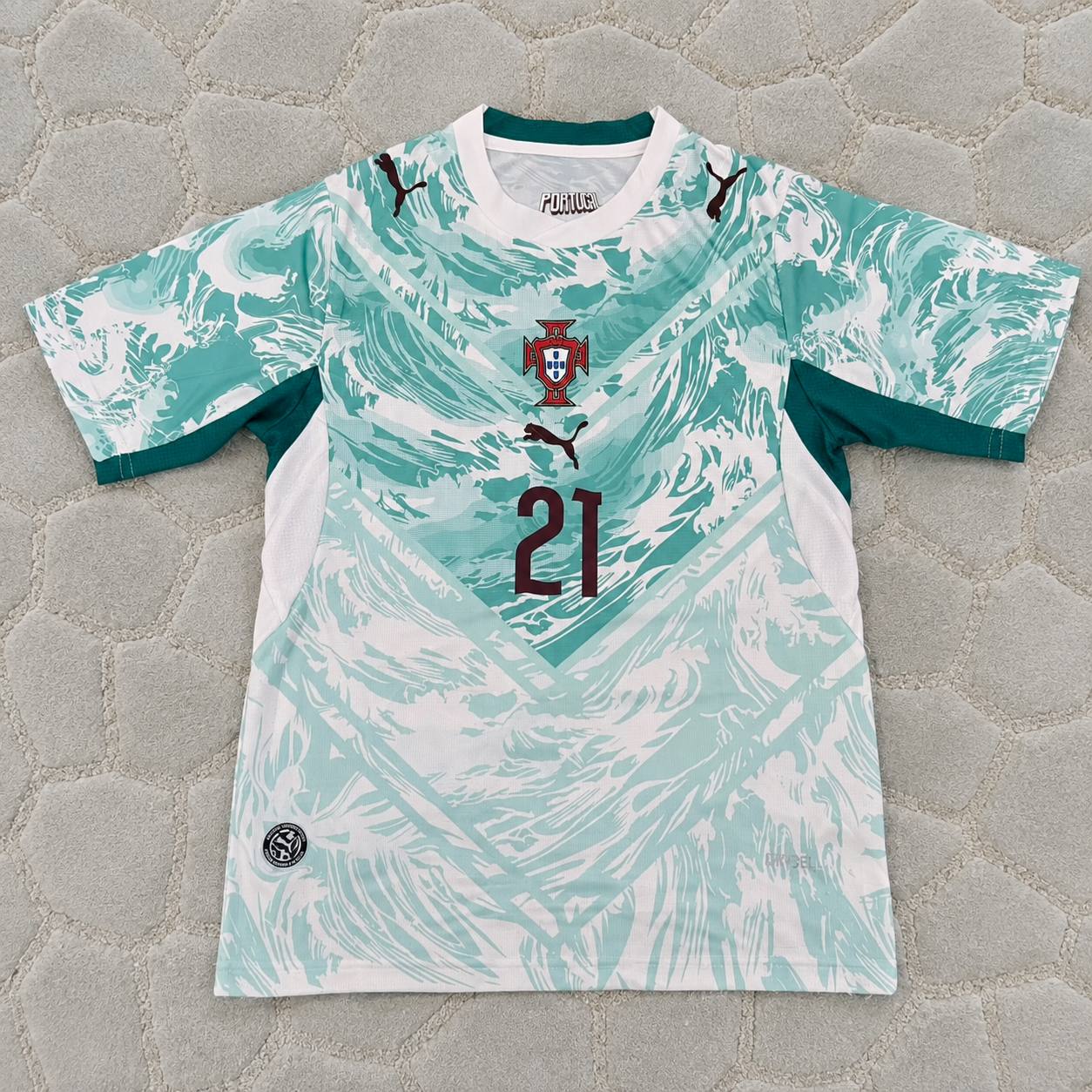 Diogo Jota Portugal 2026 World Cup White Away Football Jersey
