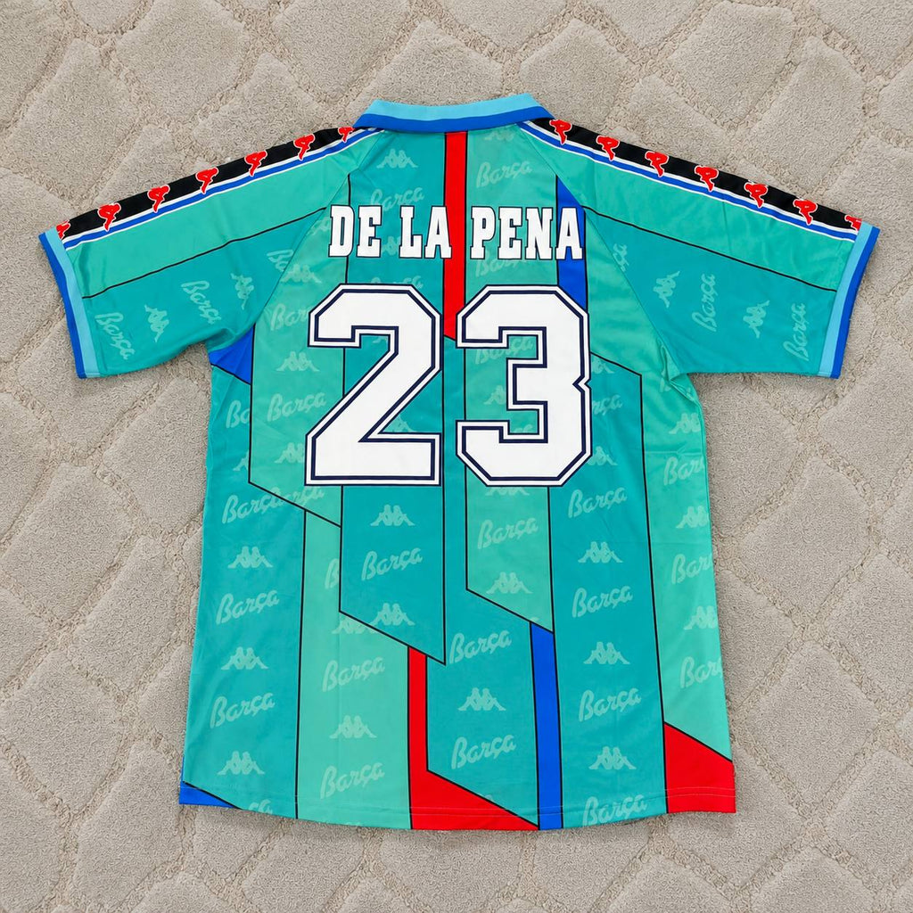 Ivan de la Pena Barcelona 1996 1997 Retro Football Jersey