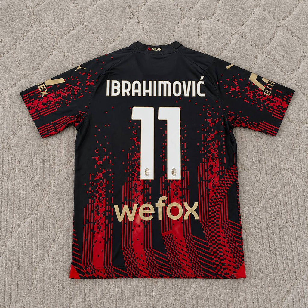 Zlatan Ibrahimovic Ac Milan 2022/2023 Season Third Retro Jersey Trikot Maillot