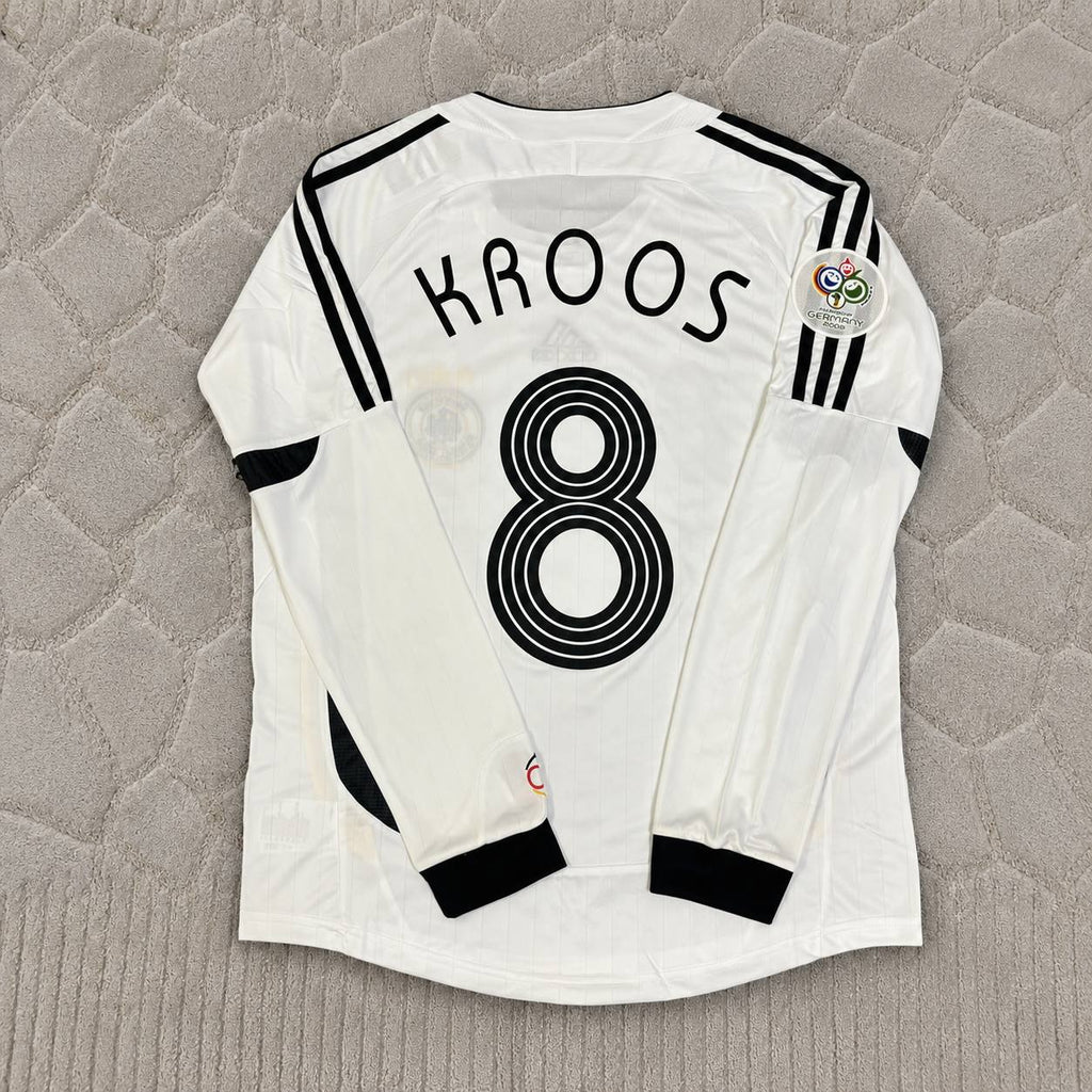 Toni Kroos Germany World Cup Long Sleeve White Retro Football Jersey