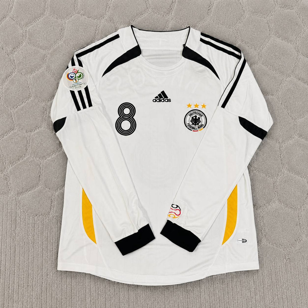 Toni Kroos Germany World Cup Long Sleeve White Retro Football Jersey