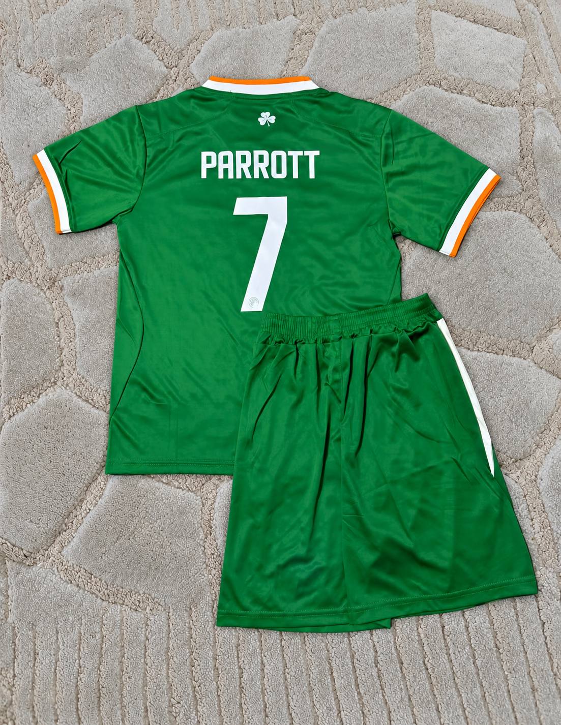 Troy Parrott Ireland 2026 Kids New Season Green Football Shirt - Jersey Kit - Trikot Maillot