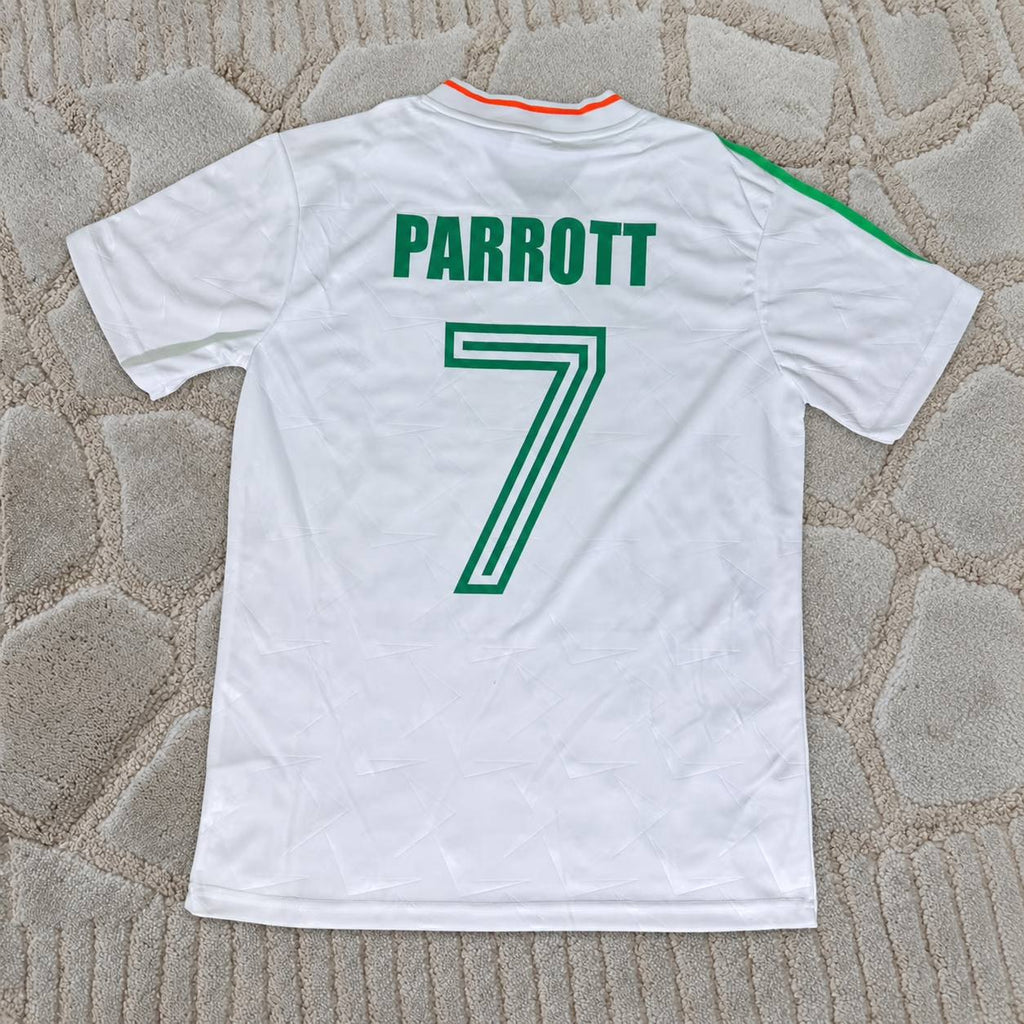 Troy Parrott Ireland White Retro-football Shirt - Jersey Kit Trikot Maillot