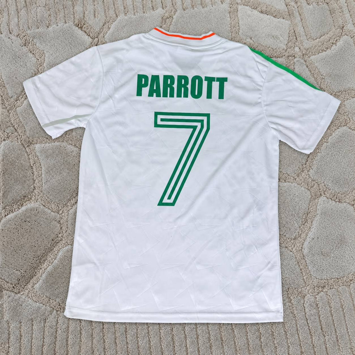 Troy Parrott Ireland White Retro-football Shirt - Jersey Kit Trikot Maillot