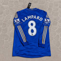 Frank Lampard Chelsea 2012-13 Premier League Patch Blue Retro Football Jersey