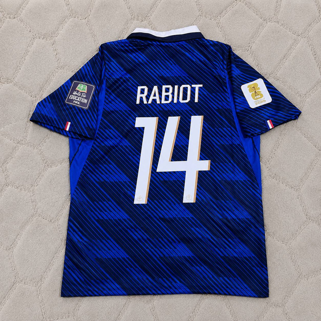 Adrien Rabiot #14 France Home 2026 World Cup Blue Football Jersey