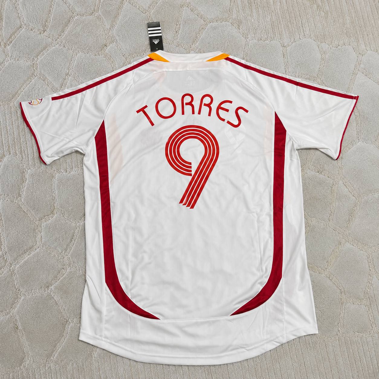 Fernando Torres Spain 2006 World Cup White Retro Jersey Trikot Maillot Camiseta