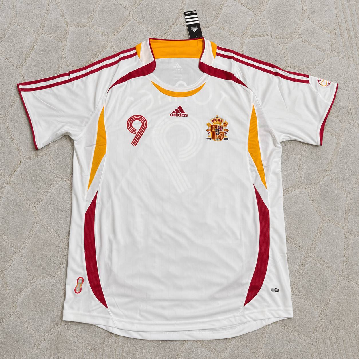 Fernando Torres Spain 2006 World Cup White Retro Jersey Trikot Maillot Camiseta