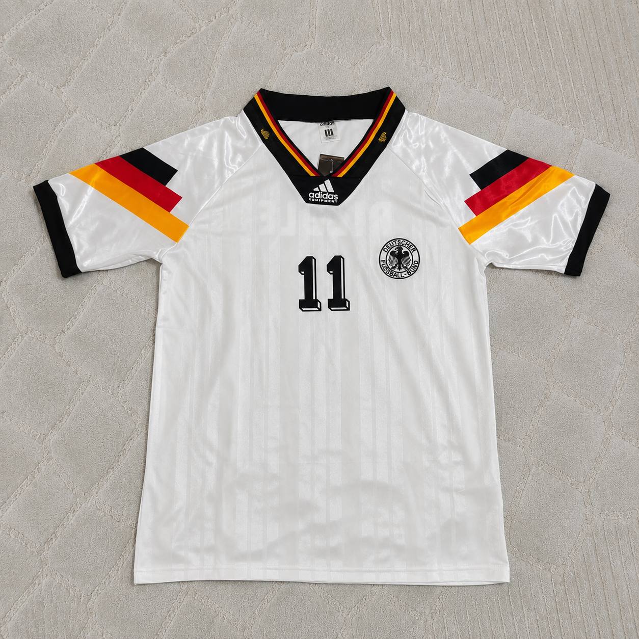 Karl-Heinz Riedle Germany 1992 Retro Football Jersey