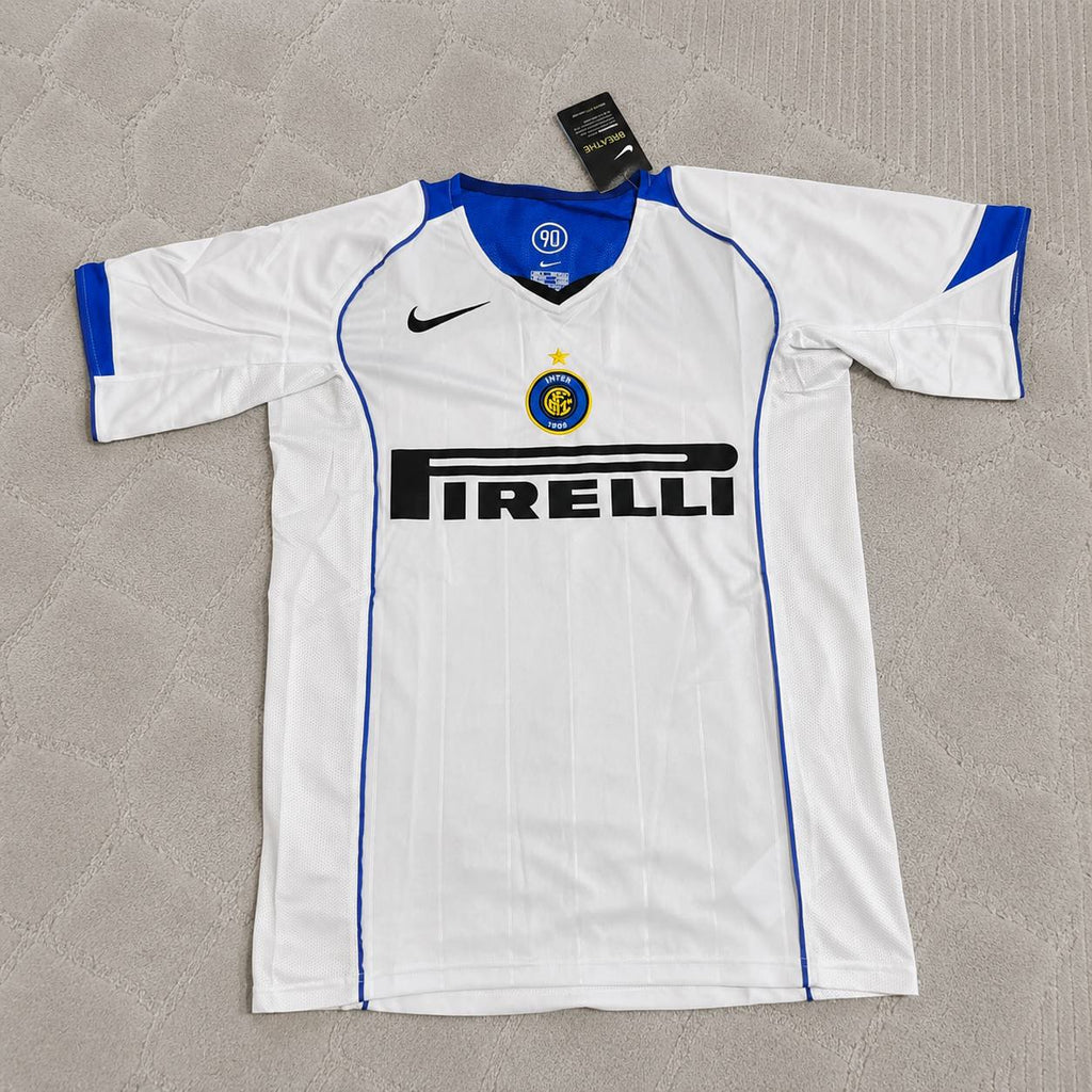 Edgar Davids Inter Milan 2004-2005 Retro White Football Jersey