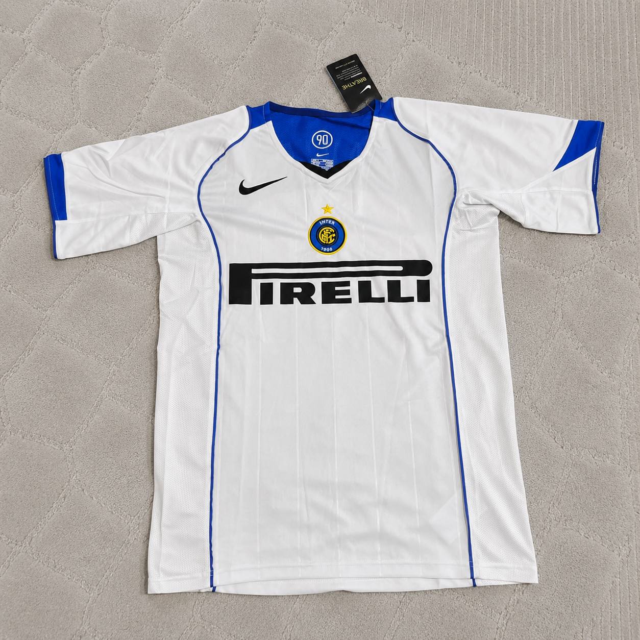 Edgar Davids Inter Milan 2004-2005 Retro White Football Jersey