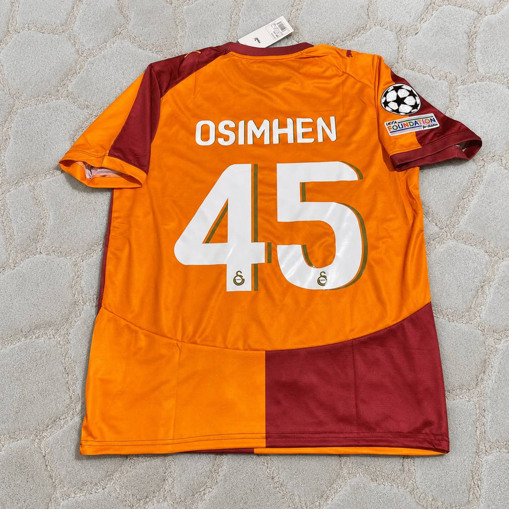 Victor Osimhen Galatasaray 2026 Champions League Home New Season Football Jersey Kit