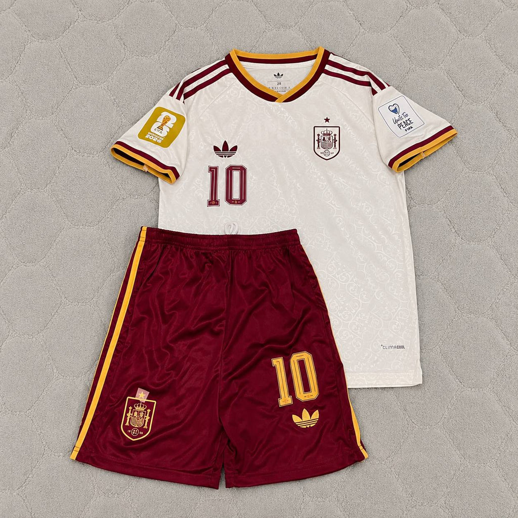 Dani Olmo Spain 2026 World Cup Kids Football Jersey