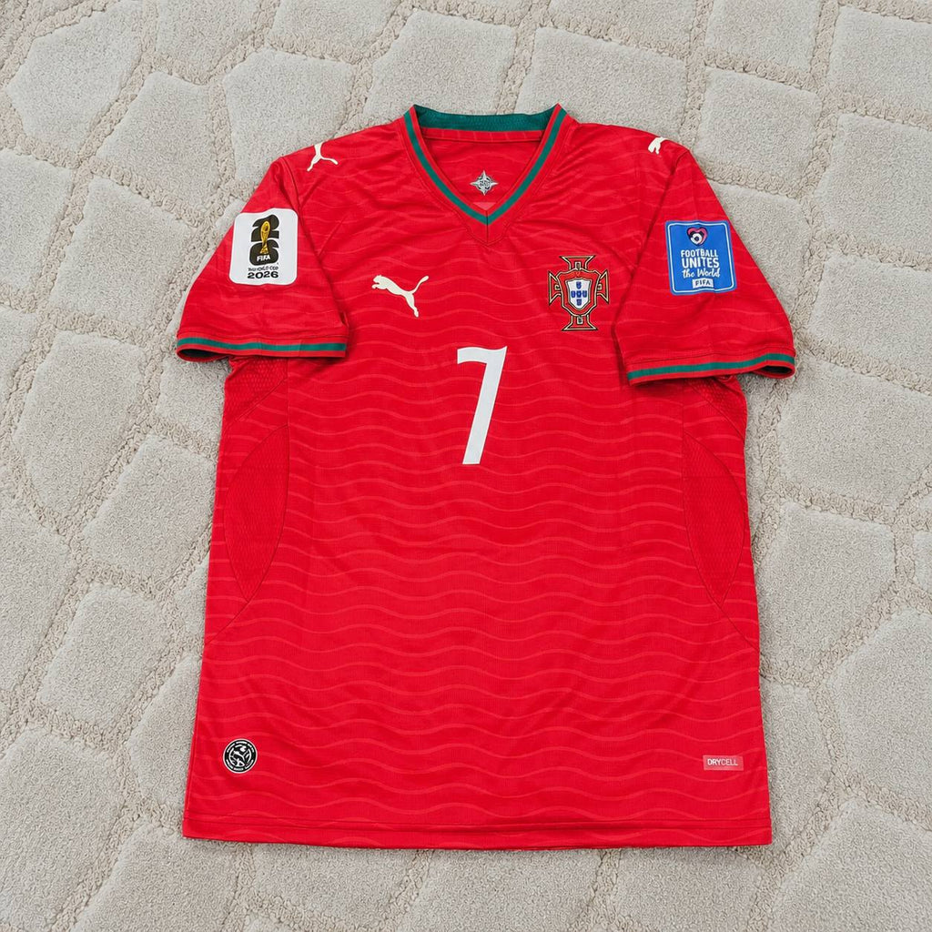 Cristiano Ronaldo Portugal 2026 World Cup Home Red Football Jersey