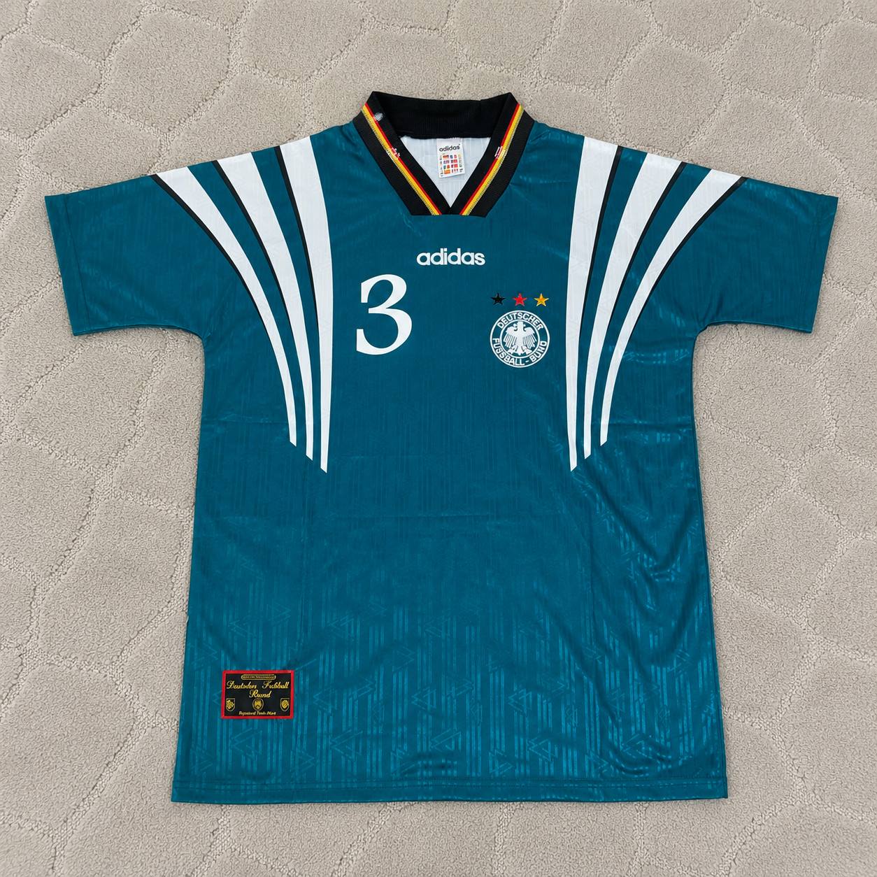 Marco Bode Germany Deutschland EURO 1996 Retro Jersey Trikot Soccer Shirt
