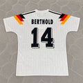 Thomas Berthold Germany 1990 World Cup Retro Football Jersey Kit