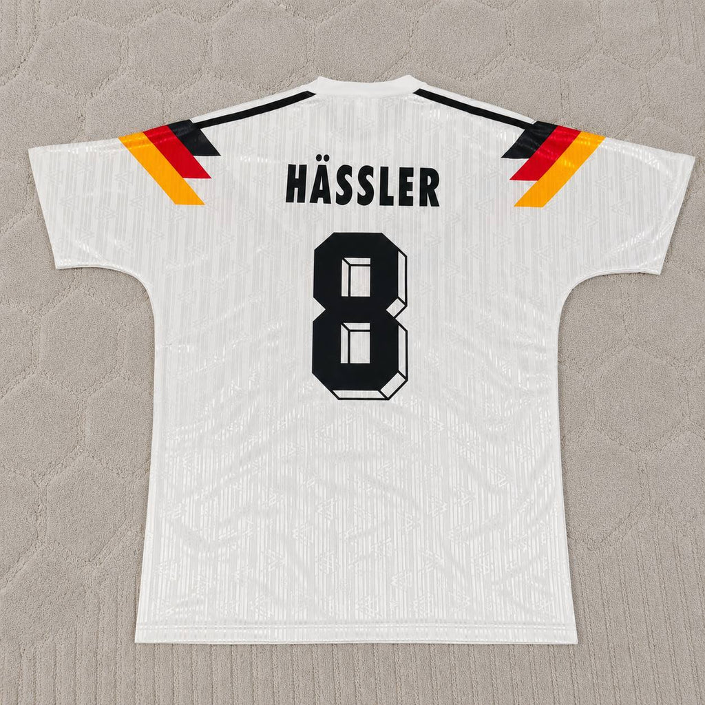 Thomas Hässler Germany 1990 World Cup Retro Football Jersey Kit